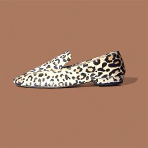 Steve‎ Madden Hailey Cheetah Fur Flats